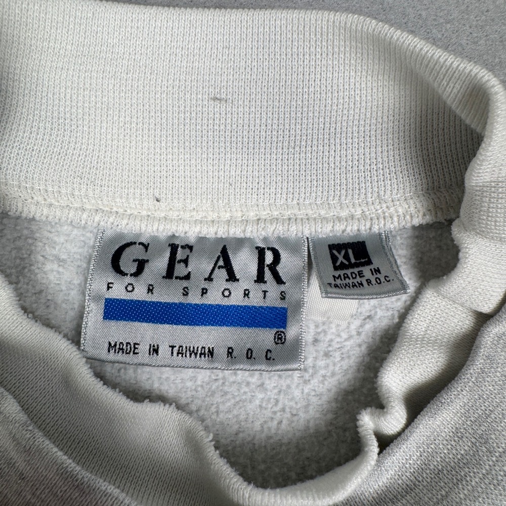 Vintage Gear For Sports Ohio State University Sweatshirt XL Grey White Buckeyes - Picture 3 of 9